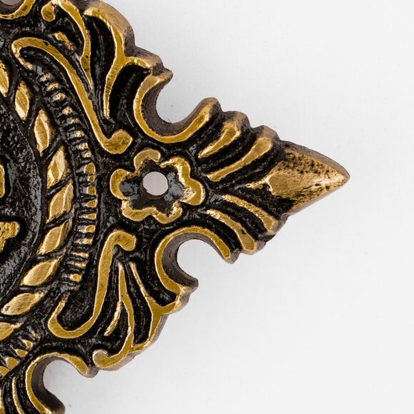 Handcrafted No Smoking Sign Plate Elegant Metal Warning Plaque for Home, Office - Picture 3 of 10